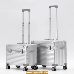 Full Aluminum Pilot Case – Magnesium-Aluminum Equipment Luggage with TSA Lock & Spinner Wheels | 18” 20”PAHX8002